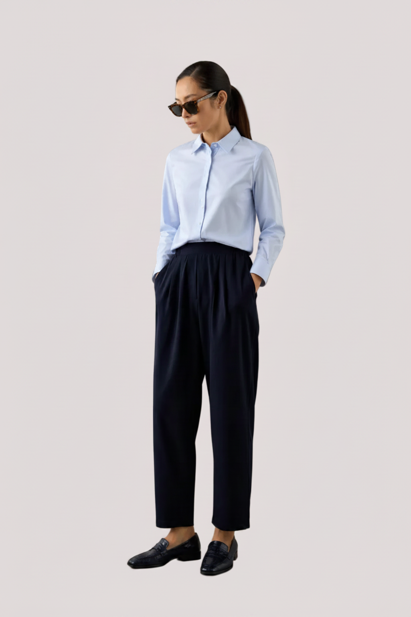 Aria Trousers – Midnight Navy