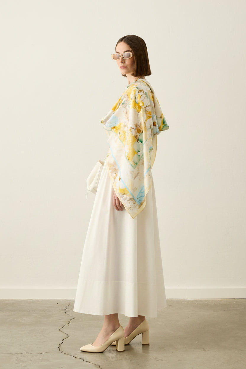 Serene Scarf – Sun-Kissed Floral