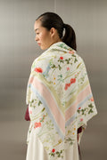 Meadow Scarf – Floral Ivory